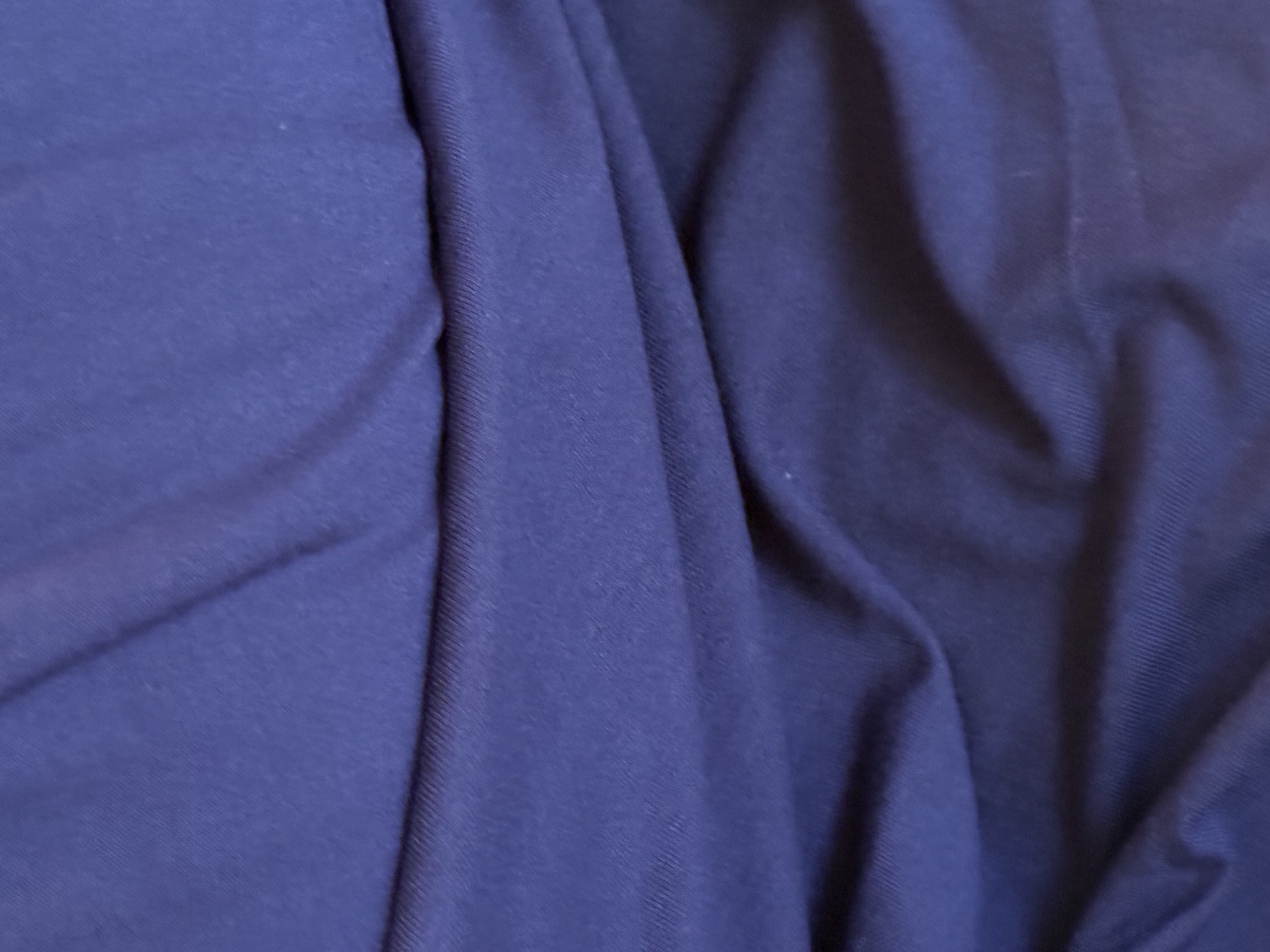 Softest bamboo knit fabric, navy